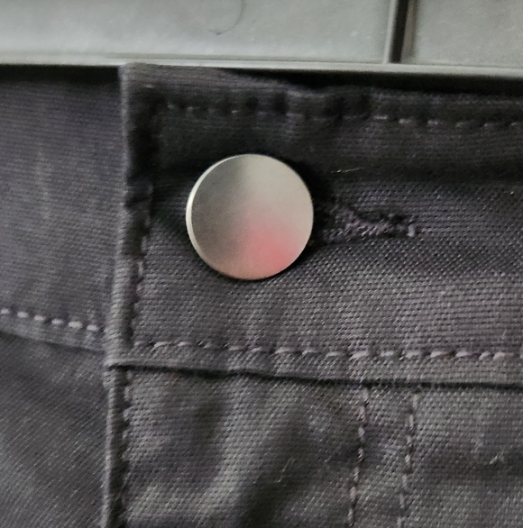 🩳 Brahma Men’s Black Canvas Shorts Size 44 – NWT, 9” Inseam Relaxed Fit - Picture 3 of 13